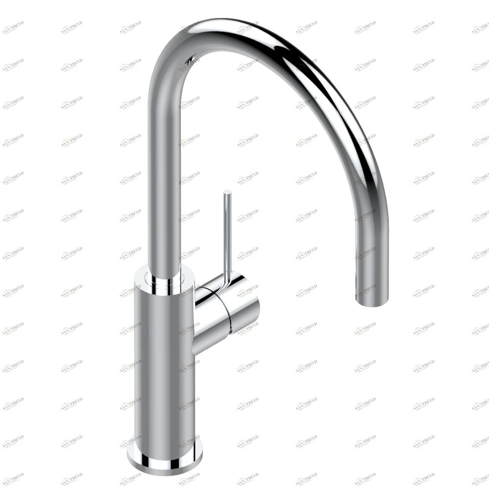 D3A-6181N Смеситель для кухонной мойки однорычажный Thg-paris Gary Хром D3A 6181N  A02 CAT.A