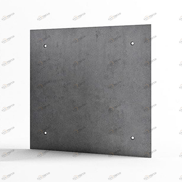 BetOn Панель из фибробетона 1000х1000 с отверстиями серая ПАНЕЛИ ИЗ ФИБРОБЕТОНА P504Н