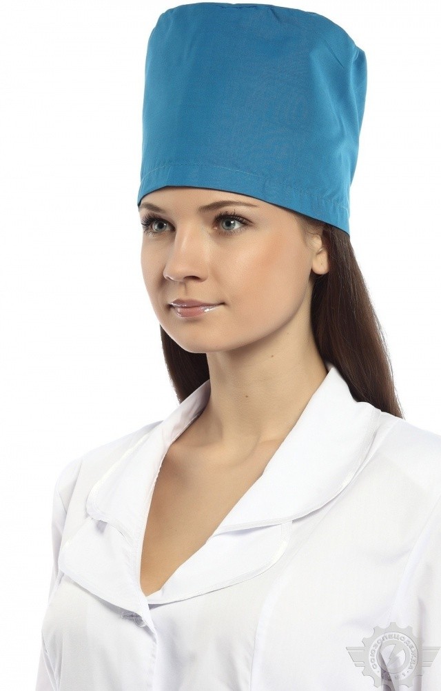 58994 Колпак "Сервис" темно-голубой  Одежда для салонов красоты  размер Спецодежда  - Вид №4