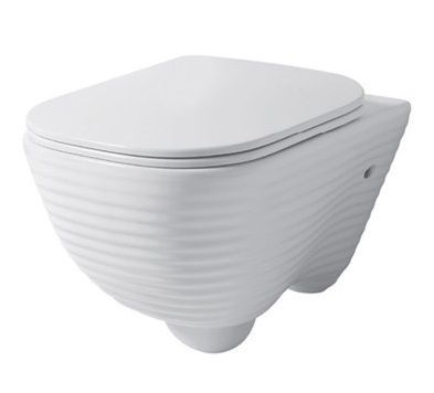 LO005RIM52 Подвесной унитаз настенный Черный Disegno Ceramica Loom Италия