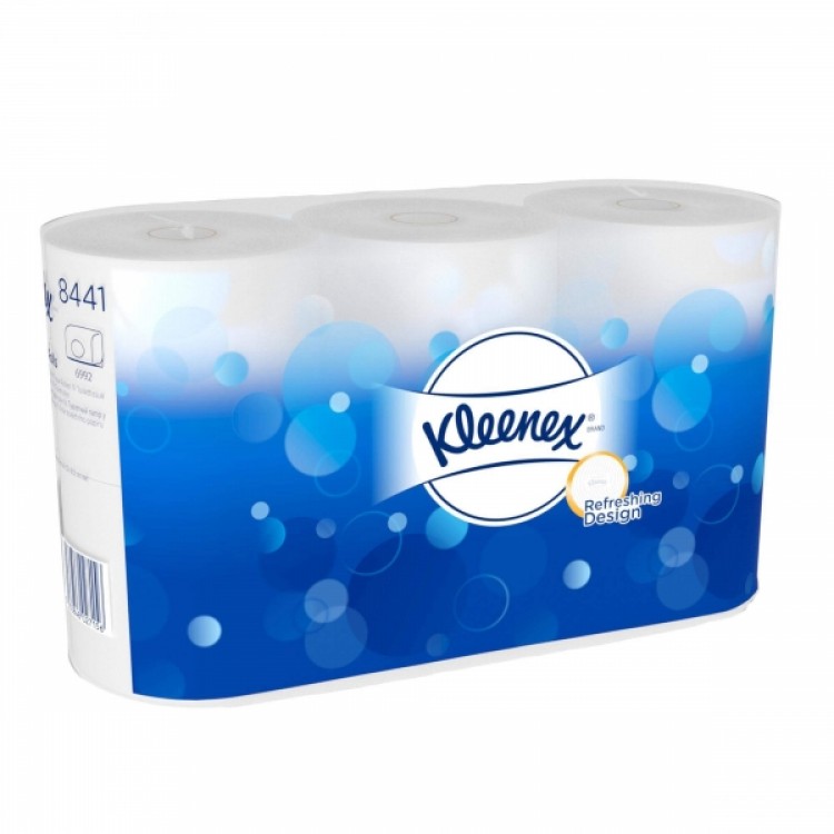 8441 Kimberly Clark Туалетная бумага рулонная Kimberly-Clark Kleenex 8441 2-слойная 36 рулонов по 72 м 