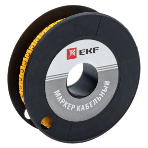 91261057 Маркер кабельный PROxima 4 мм2"C" 500 шт. ЕС-2 STLM-0525905 EKF