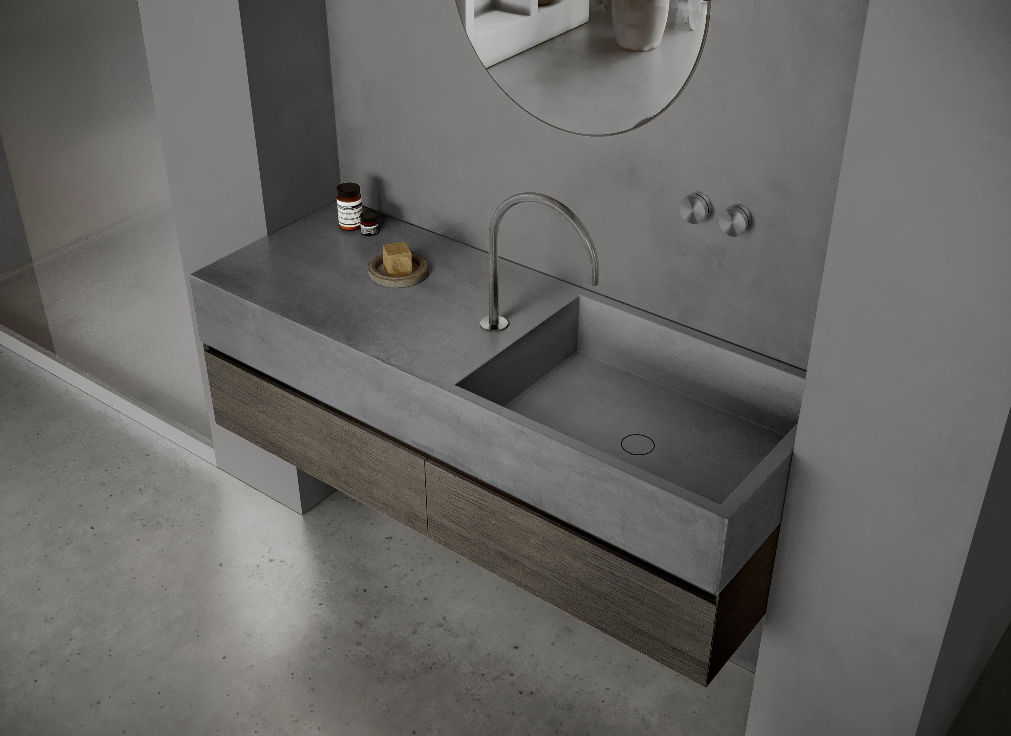 Прямоугольный подвесной одиночный умывальник COCOON Maison ARCH-00045271 - Вид №18