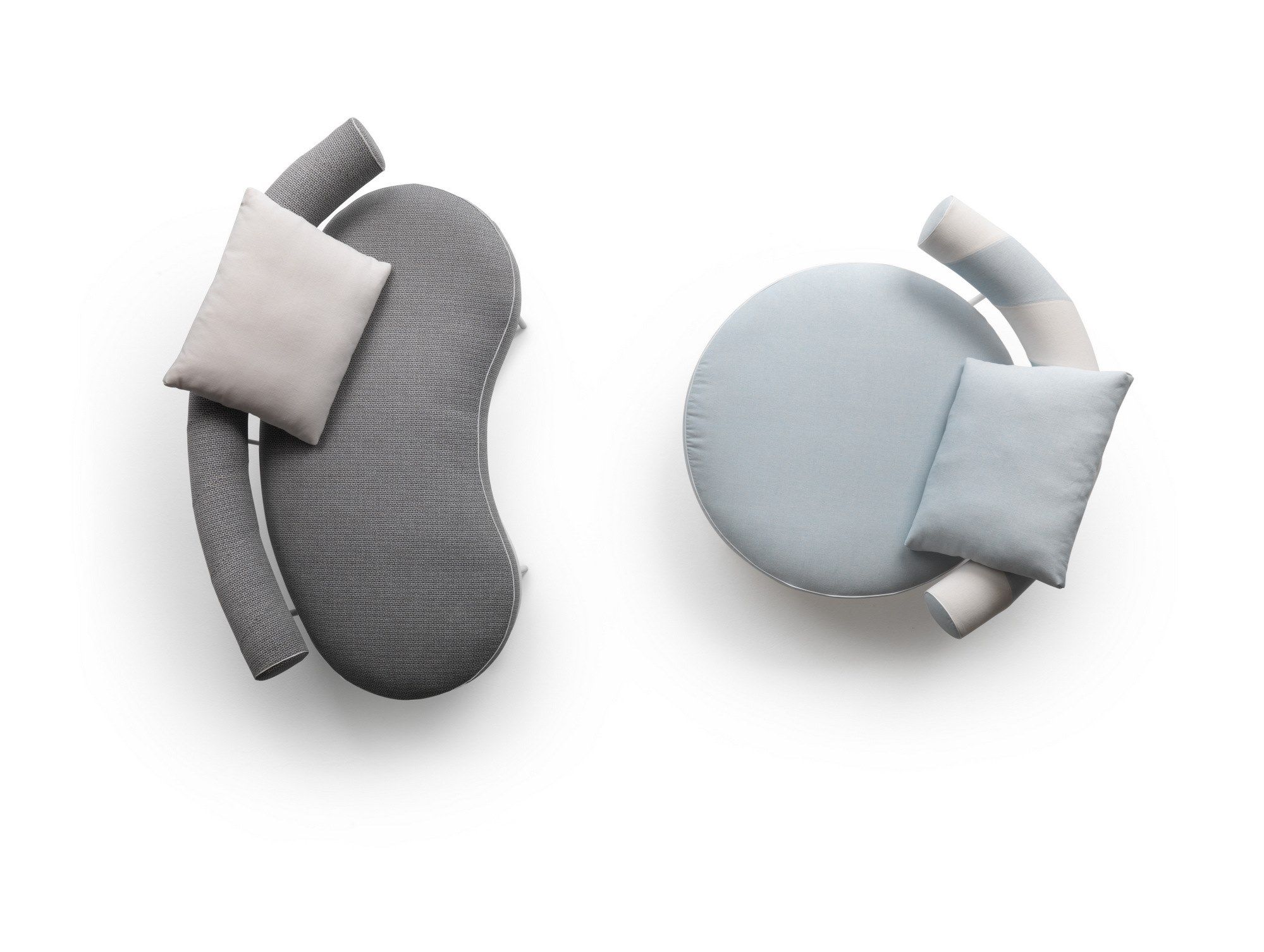 Ткань круглый садовый диван Flexform SUPERMAX OUTDOOR ARCH-00133475 - Вид №4