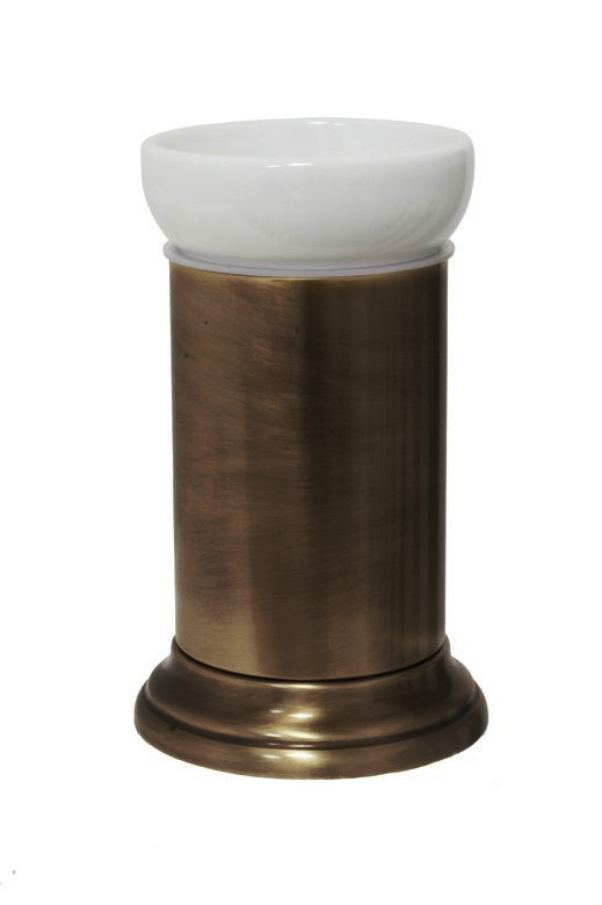 Стакан для щеток MIGLIORE Mirella ML.MRL-4410.CRDO - состареный хром  - Вид №3