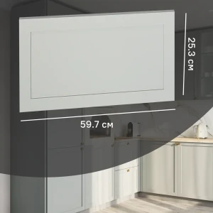 Фасад кухонный Кинель KONSENSA из массива ясеня серо-зеленый матовый 89398715