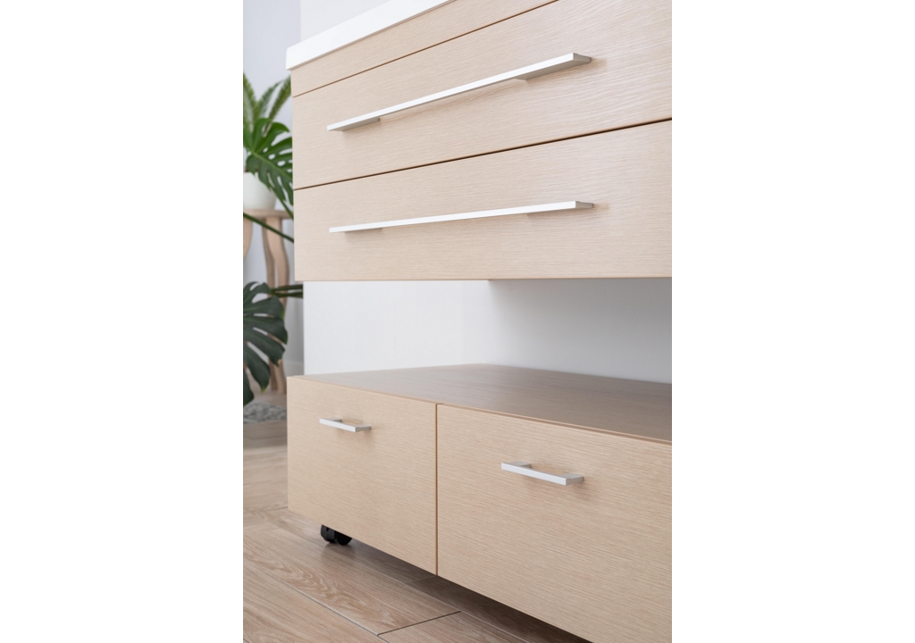 Тумба с раковиной Aquanet Нота NEW 100 светлый дуб 0017149700204096 - Вид №9