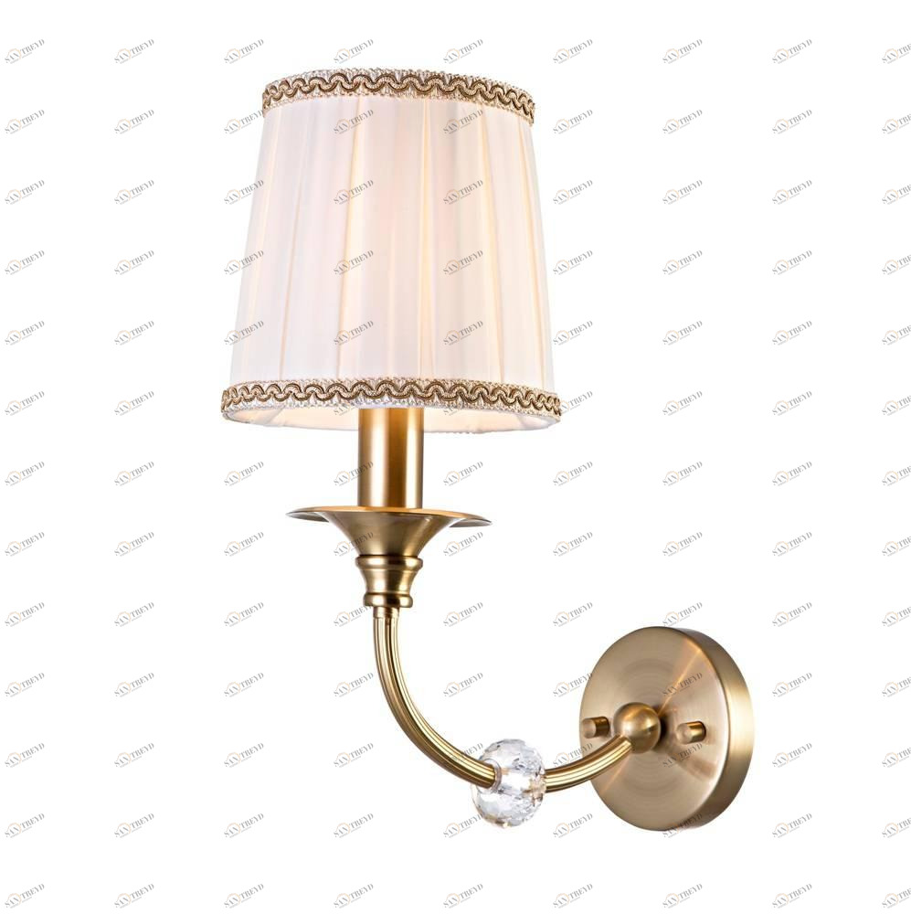 Бра Crystal Lux Iridium AP1 CRYSTAL LUX  078640 Бежевый;золото 