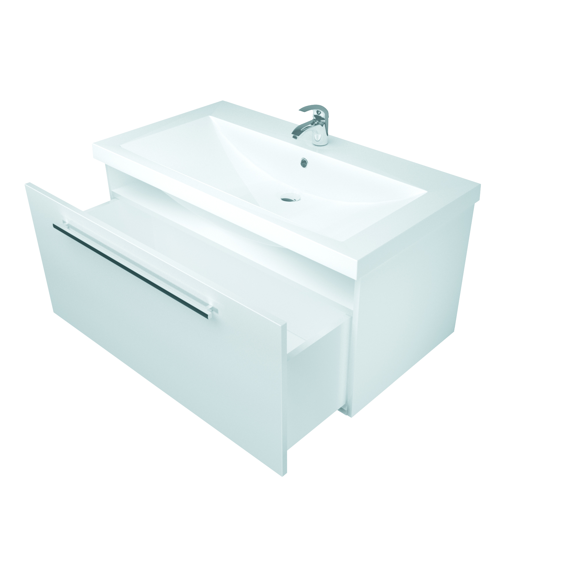 У51043 Тумба Соната 90П 1я, Белый глянец 1 Marka Соната 