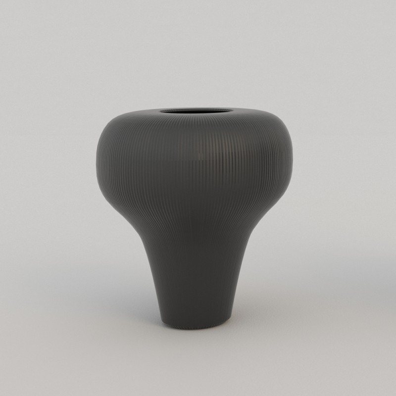 Q106/5RX32 Ребристые тоб и шикарные вазы Adriani e Rossi Медь  - Вид №9