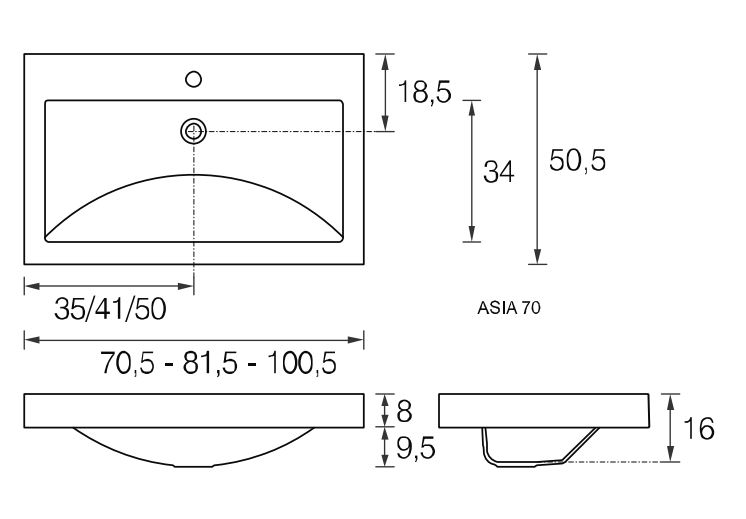 Asia Mastella  Раковина  - Вид №3