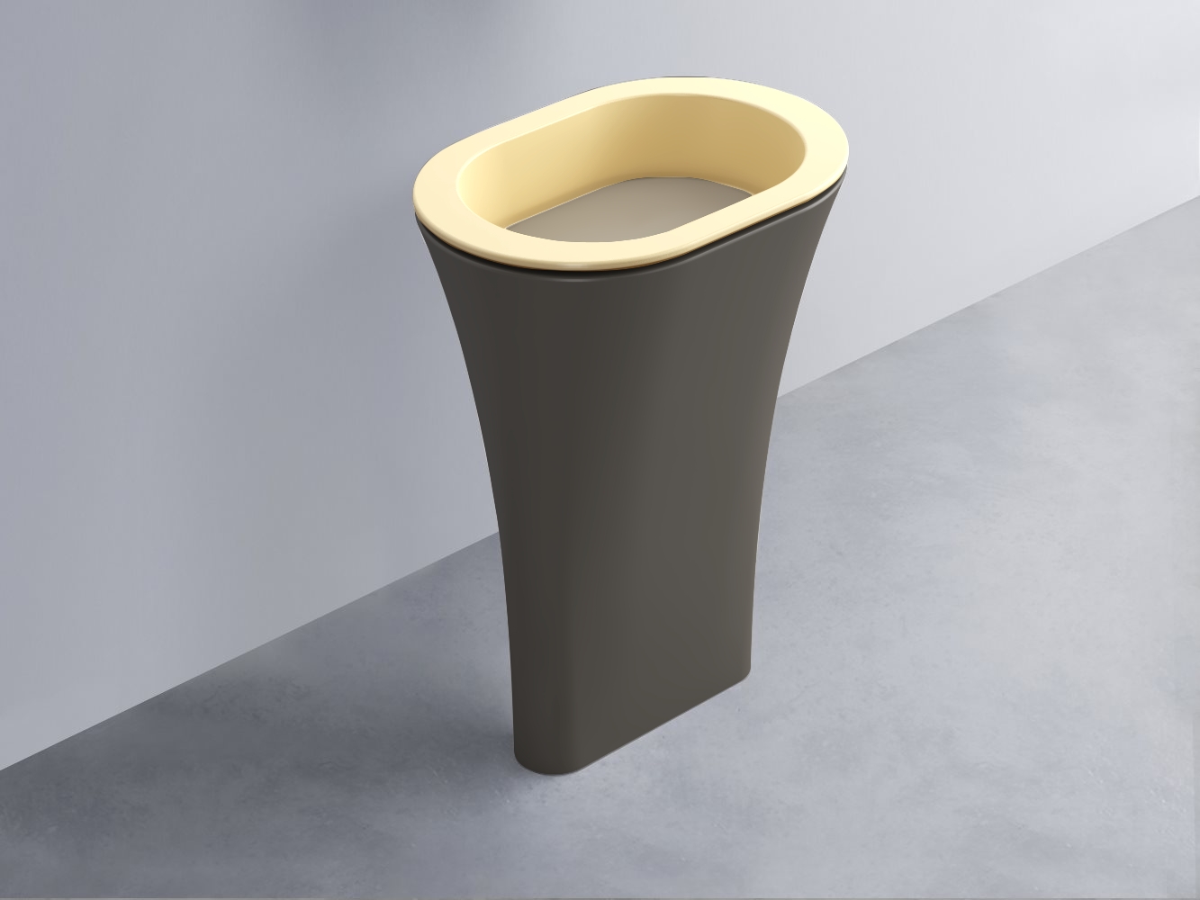 AMLA65-CN+AMPILO-AV+AMCOLO-FN Раковина Amedeo Ovale отдельностоящая cielo Enjoy + Amedeo Ceramica Cielo