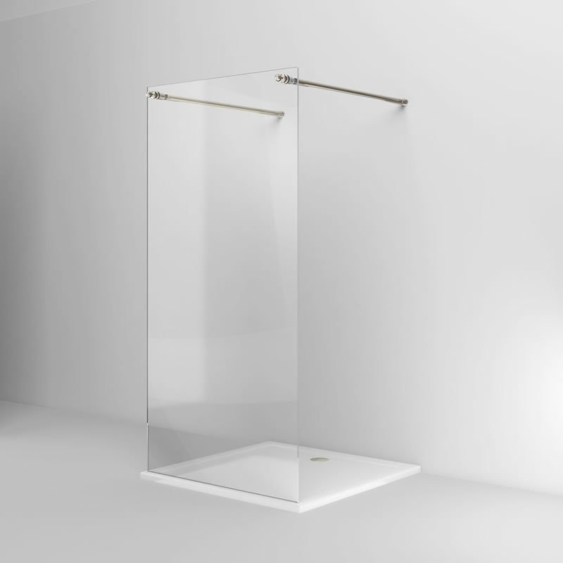 Экран Arcade 1200mm с двумя кронштейнами, никель [ARC57] Arcade Burlington ARC57 - Вид №1