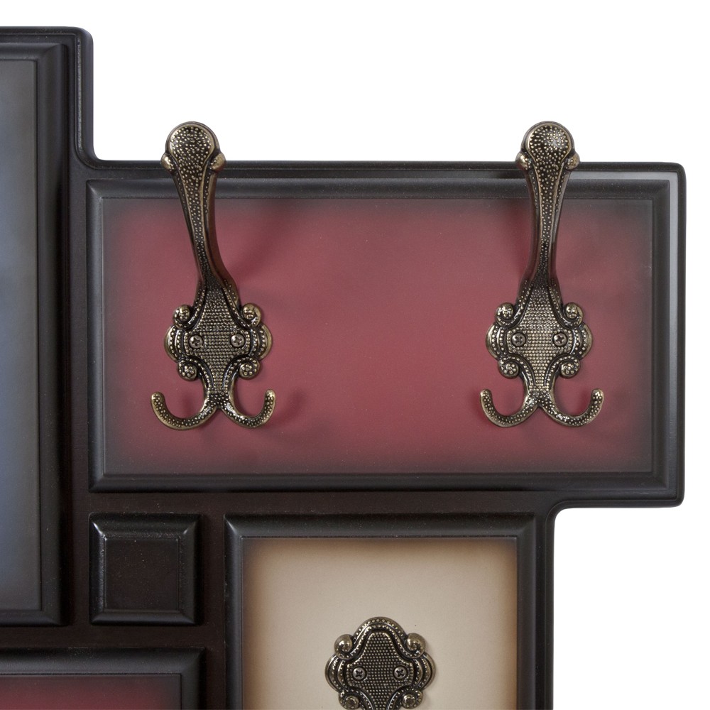 11529 Вешалка настенная Пандора 9 Орех Mix BOGACHO 4627139502142 - Вид №4