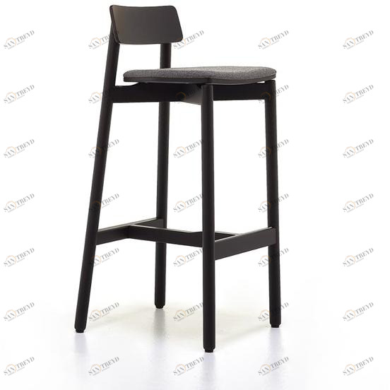 Very Wood Барный стул со встроенной подушкой Rib sun-id-1489020