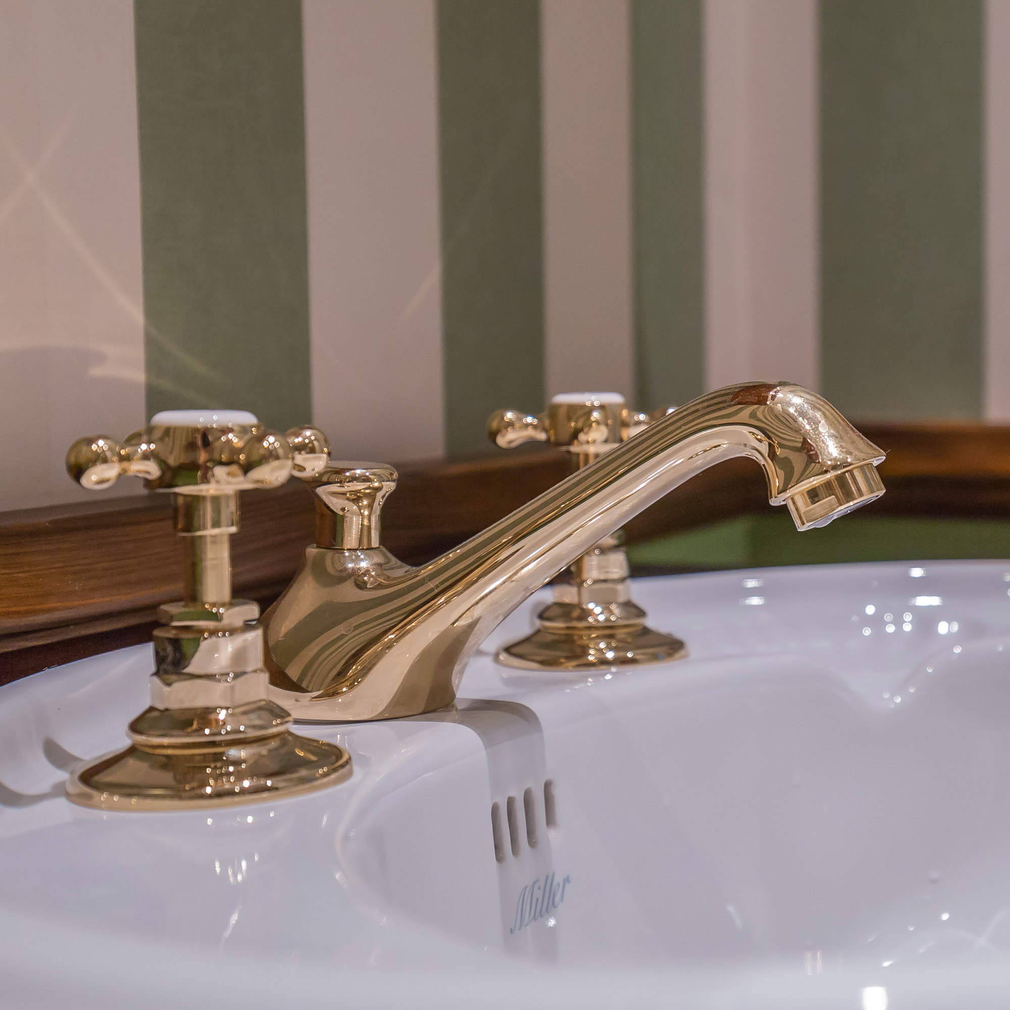 Traditional bathrooms Смеситель для умывальника ЛОНДОН на 3 отверстия Tb400.614.nk LONDON - Вид №1