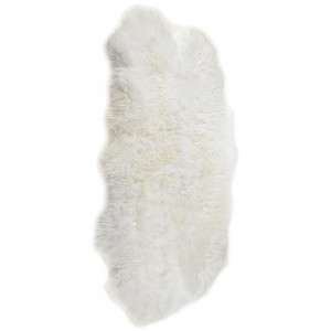 16353311 Шкура овечья четверная 1.55x0.9 м цвет белый