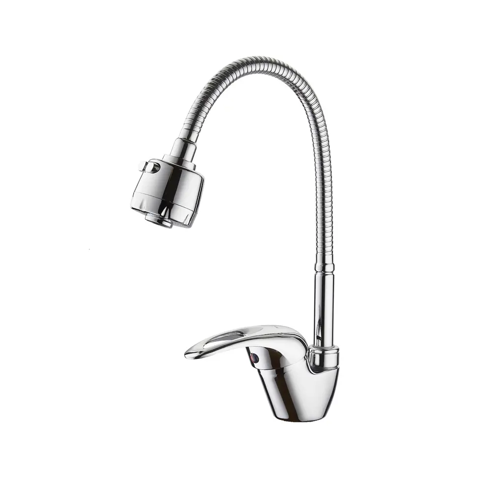 Клевер Olive Ov 519 - кухонный смеситель с гибким изливом и аэратором 84462563 STLM-0050332 - Вид №1