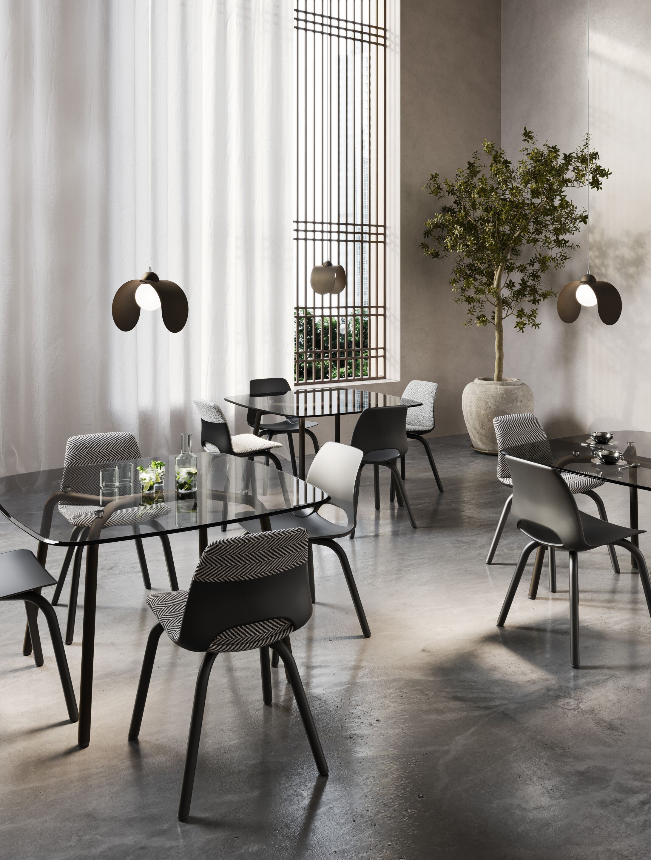 Полиуретановый стул с открытой спинкой Liu Jo Living Collection ARCH-00098410 - Вид №3