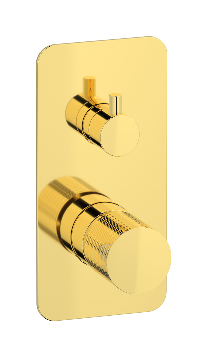 Внешние части встроенного в стену смесителя на 3 потребителя WE ARE IB ga312oo Gold Gatsby