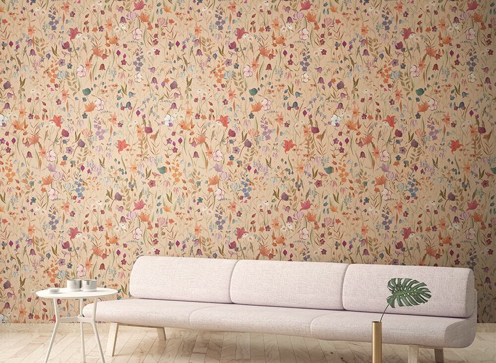 Обои с цветочными мотивами Jannelli&Volpi CAMPO FIORITO ARCH-00106947 - Вид №1
