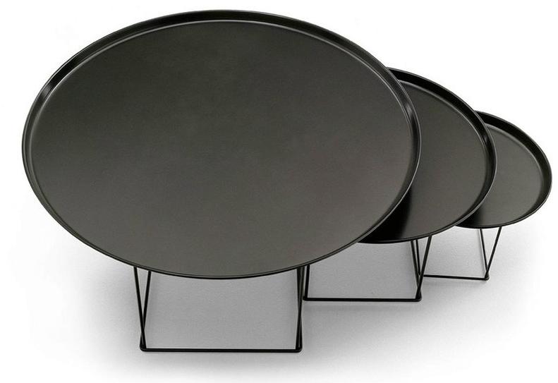 B&B Italia Журнальный столик / поднос из стали Fat sun-id-1436165 - Вид №1
