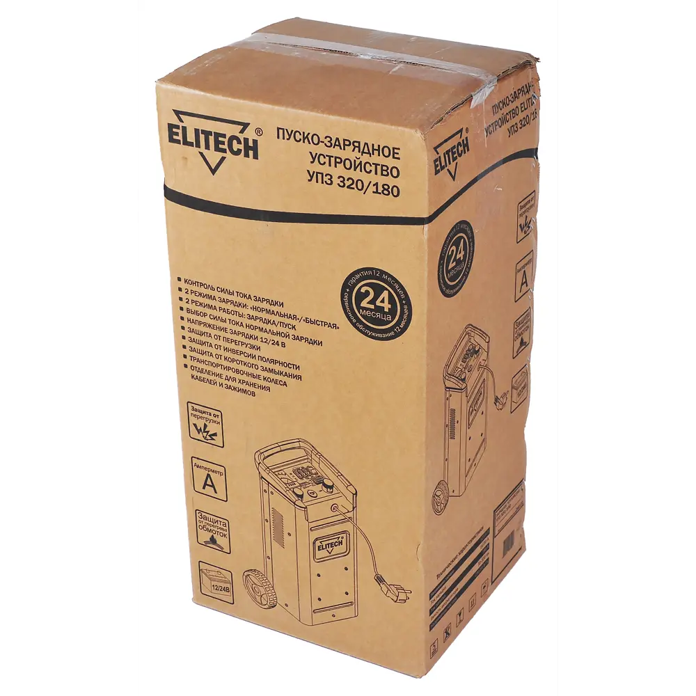 Пуско-зарядное устройство Elitech УПЗ 320/180 STLM-2093038 - Вид №10