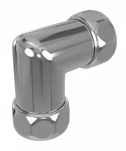 4620768882937  Уголок г/г 1"х1/2" для п/с 740SCH1004 RAL 9005 матовый