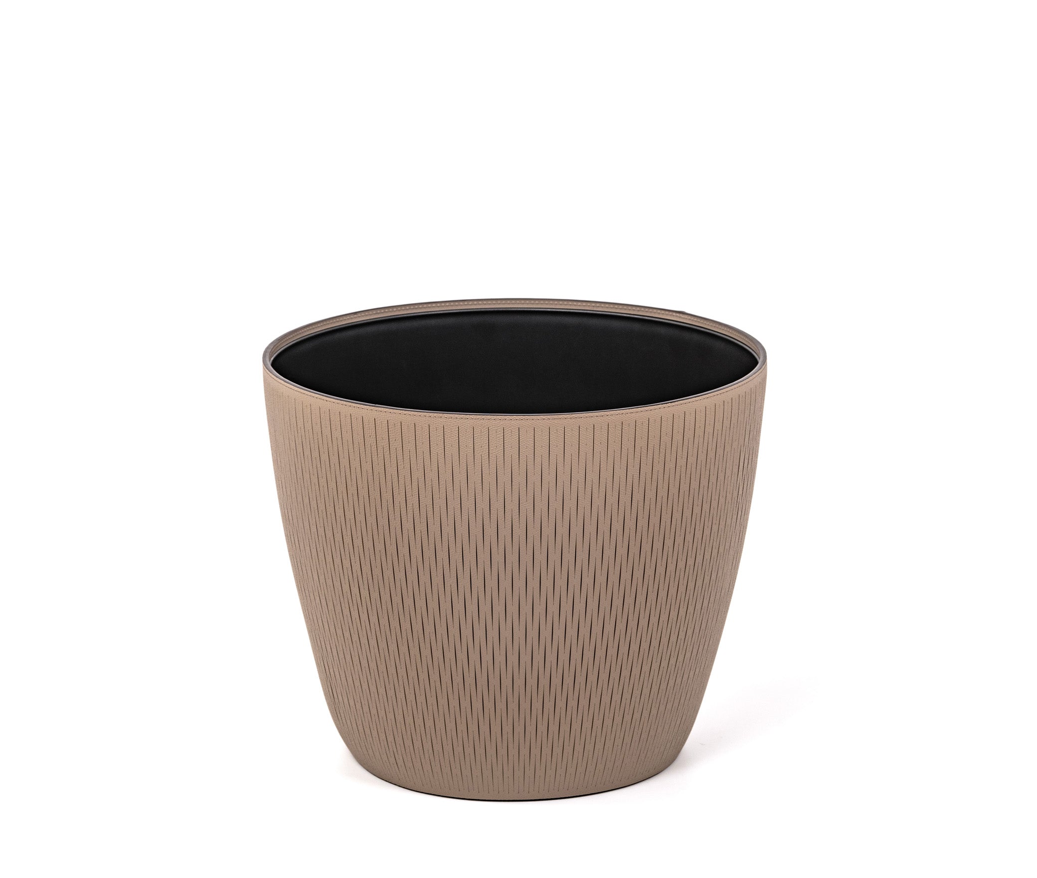 Цветочный горшок Silvy - Ø 36XH34,5 см / регенерированная зернистая кожа_coffee Pinetti 00.2064.083.015