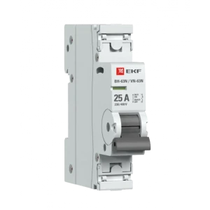88883170 Выключатель нагрузки EKF Proxima ВН-63 1P N 25 А STLM-1380138