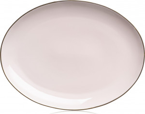 10640836 Lenox Блюдо овальное Lenox "Трианна" 37см (пудровое) Фарфор