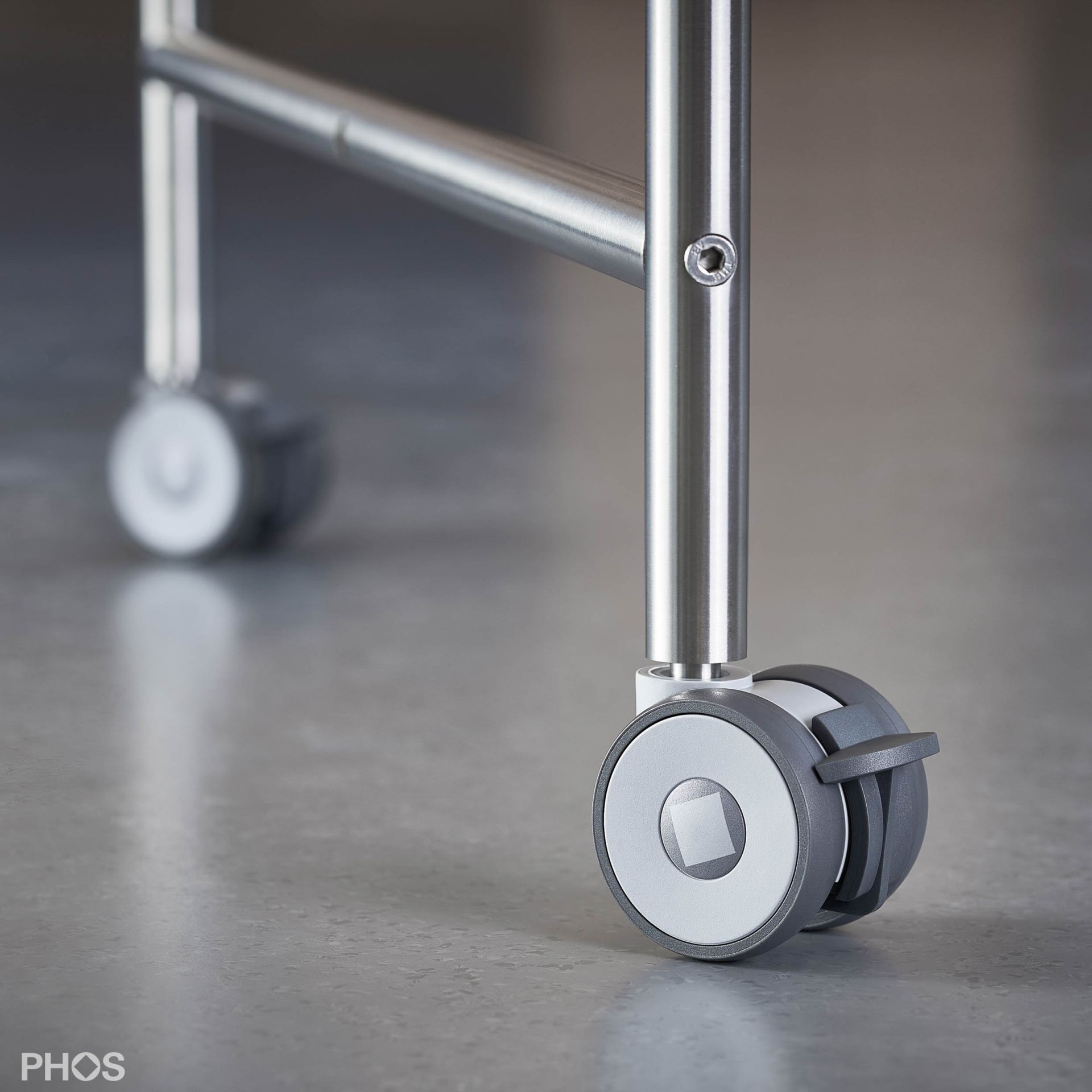 KATI-Rolle-Set4 Напольные ролики с замками для стола в Карлсруэ PHOS 