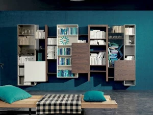 Fimar Подвесной стенной книжный шкаф Side system