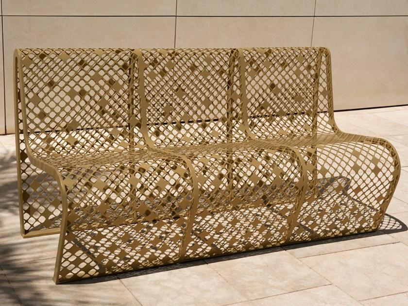 CYRIA Скамья из стали со спинкой Elinium sun-id-1409242 - Вид №2