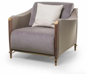 Turri Кресло из ткани с подлокотниками Melting light