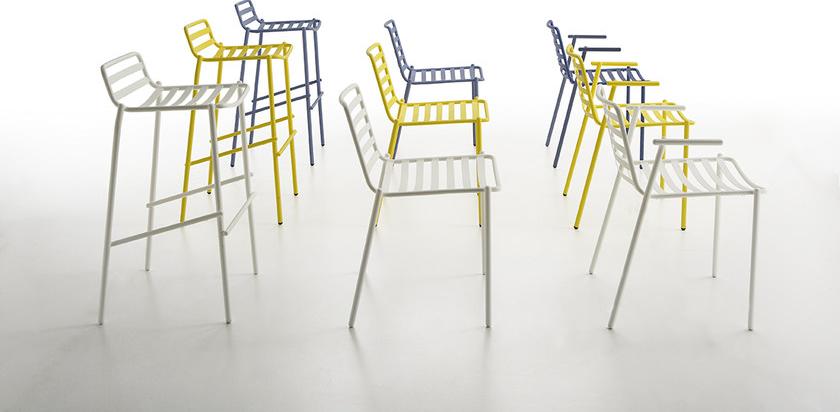 Midj Садовый стул из стали Trampoliere S out - Вид №1