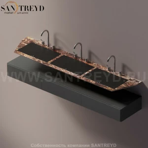 AELLN0AA32022DD Подвесная раковина настенная прямоугольная Agape Ell