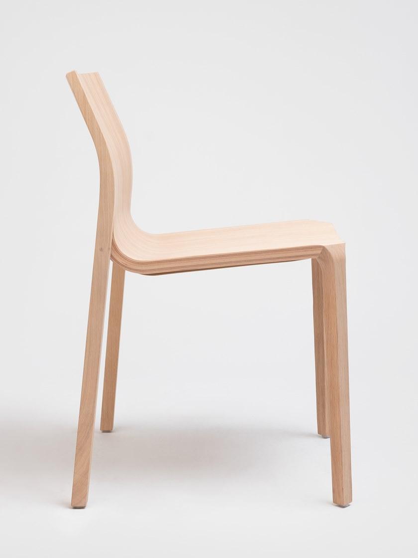 ONDARRETA Штабелируемый деревянный стул Silu sun-id-1474673 - Вид №2