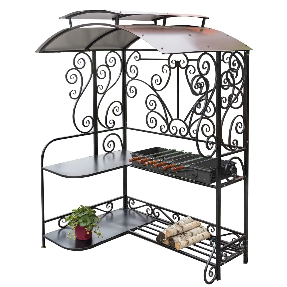 Мангал на углях Лидер 106x220x160 см Santreyd STLM-2122228