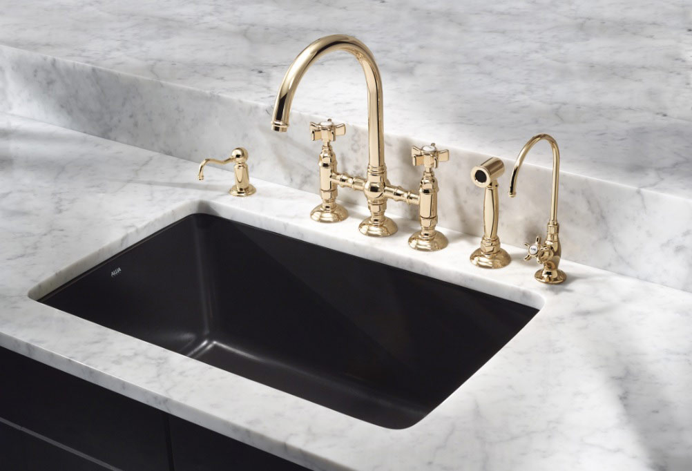 1452 ** 18 Смеситель для кухни складной с запорным краном Nicolazzi Series Classic  - Вид №2