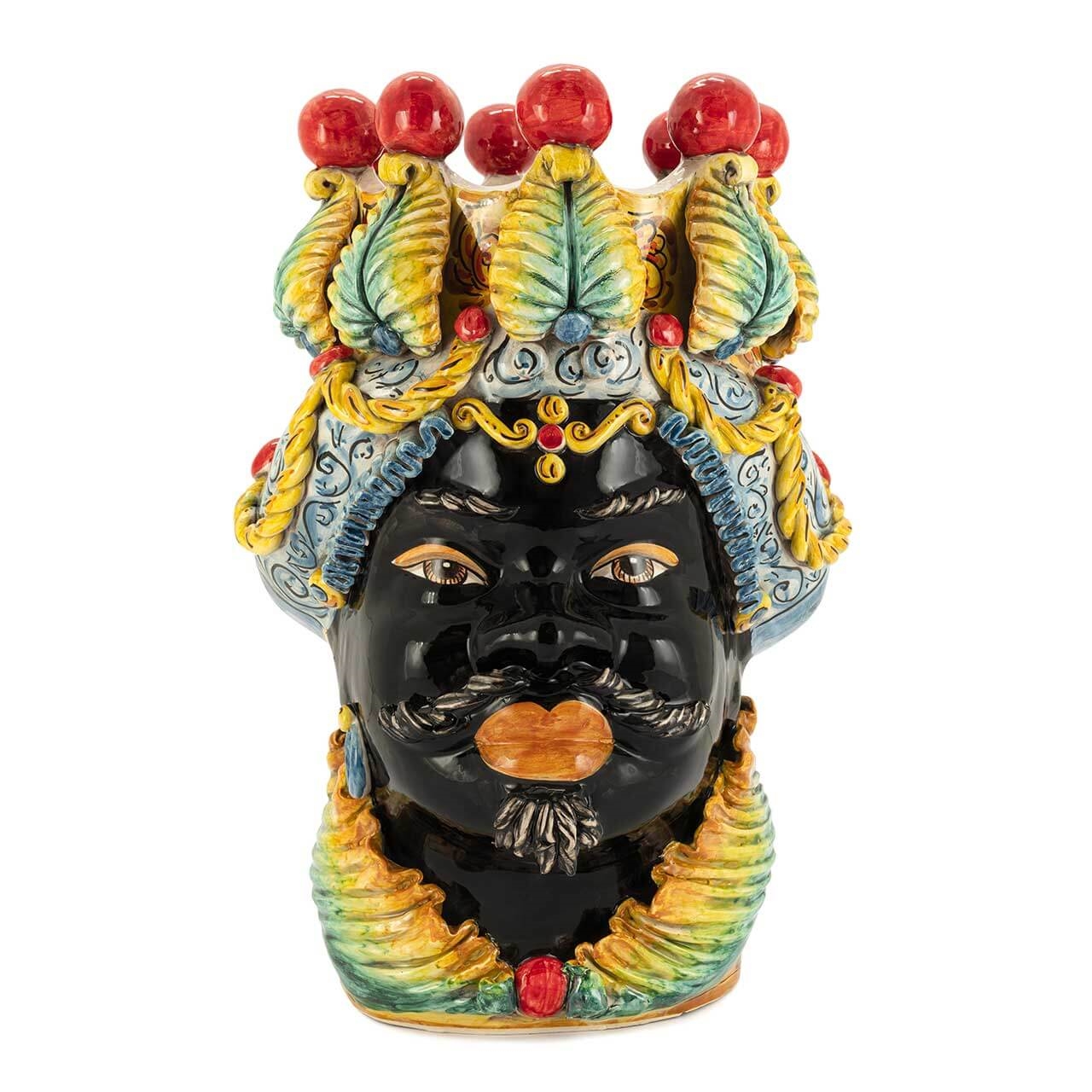 201079-MI ABHIKA ВАЗА MORO MAN BIG TRAD. MIX  - Вид №2