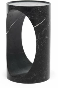 EPÒNIMO Высокий круглый мраморный журнальный столик Roll Rl 002
