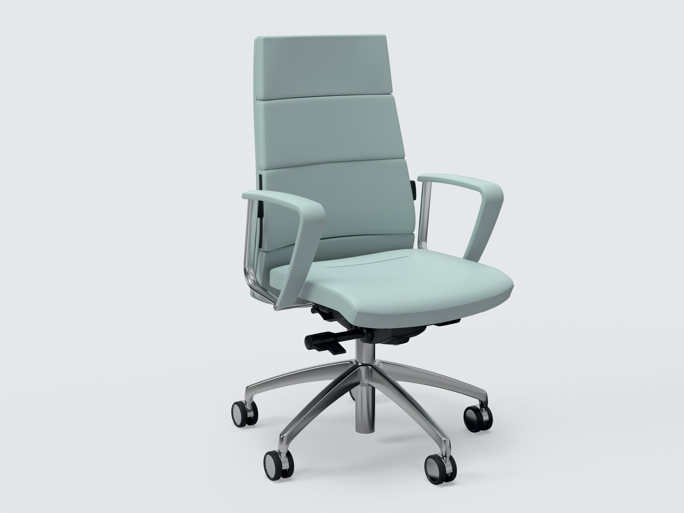 Кожаное офисное кресло с подлокотниками Ares Line Trendy First Class ARCH-00153241 - Вид №1