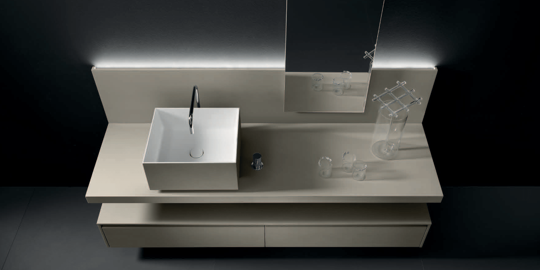 9296 Встроенная раковина под столешницу овальная MILLDUE  - Вид №1