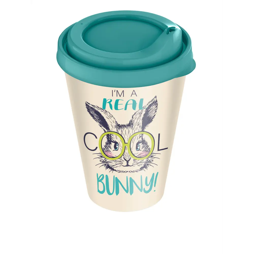 Стакан с крышкой Idiland 420 мл пластик PLAST TEAM STLM-2082942