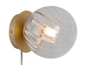 Настенный светильник из дутого стекла