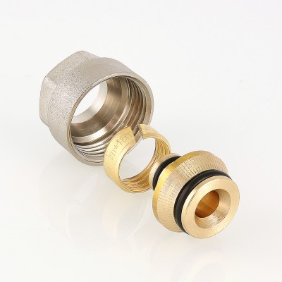 VT.4420.NVE.16 Фитинг коллекторный для металлополимерной трубы Valtec 16 (2,0) мм x 3/4"  - Вид №1