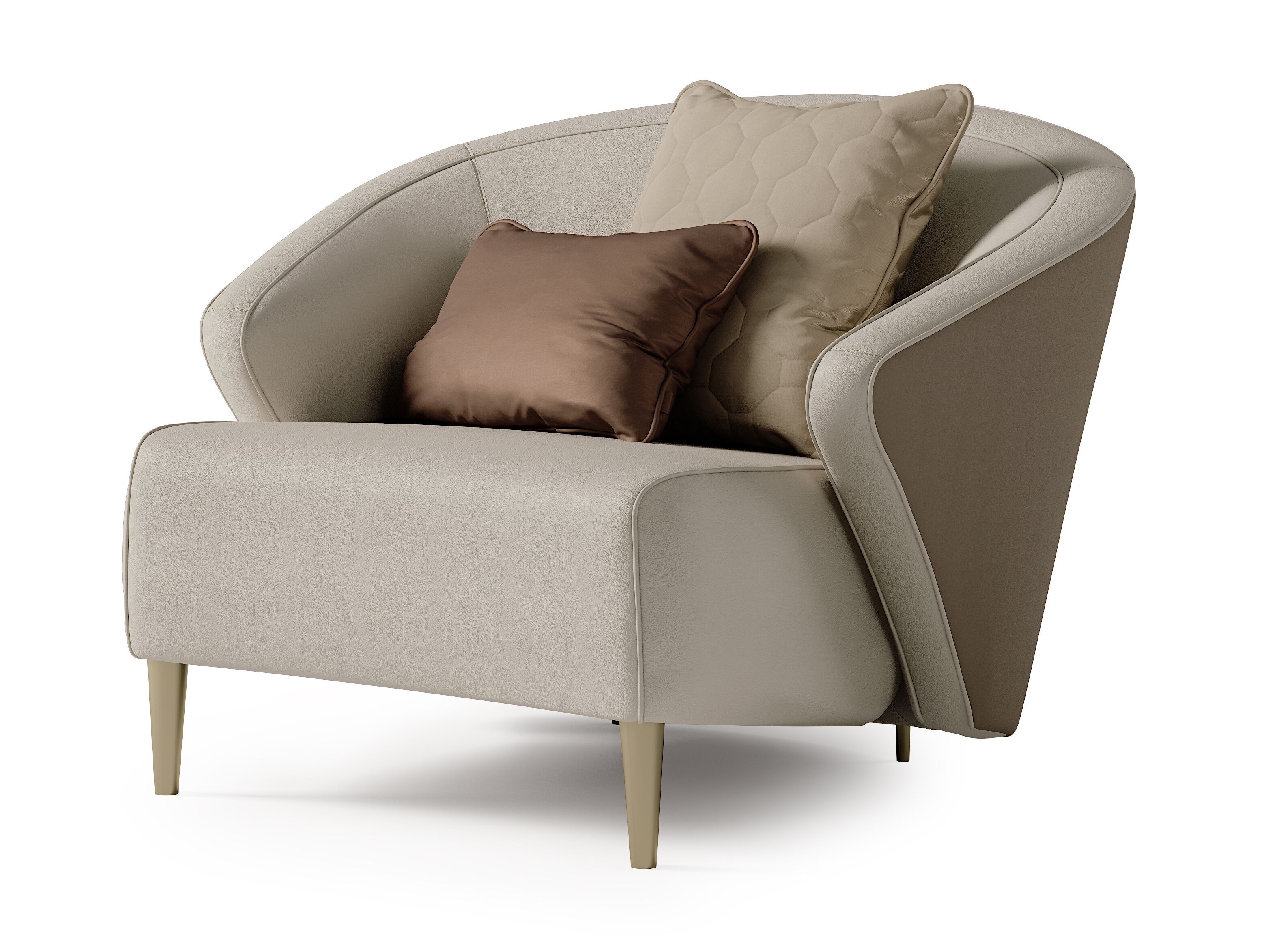 Кожаное кресло с подлокотниками Bizzotto Italia Atmosphera ARCH-00054711