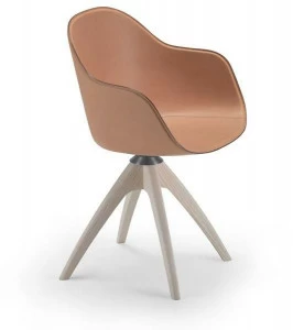 Alias Кожаное кресло с подлокотниками New lady