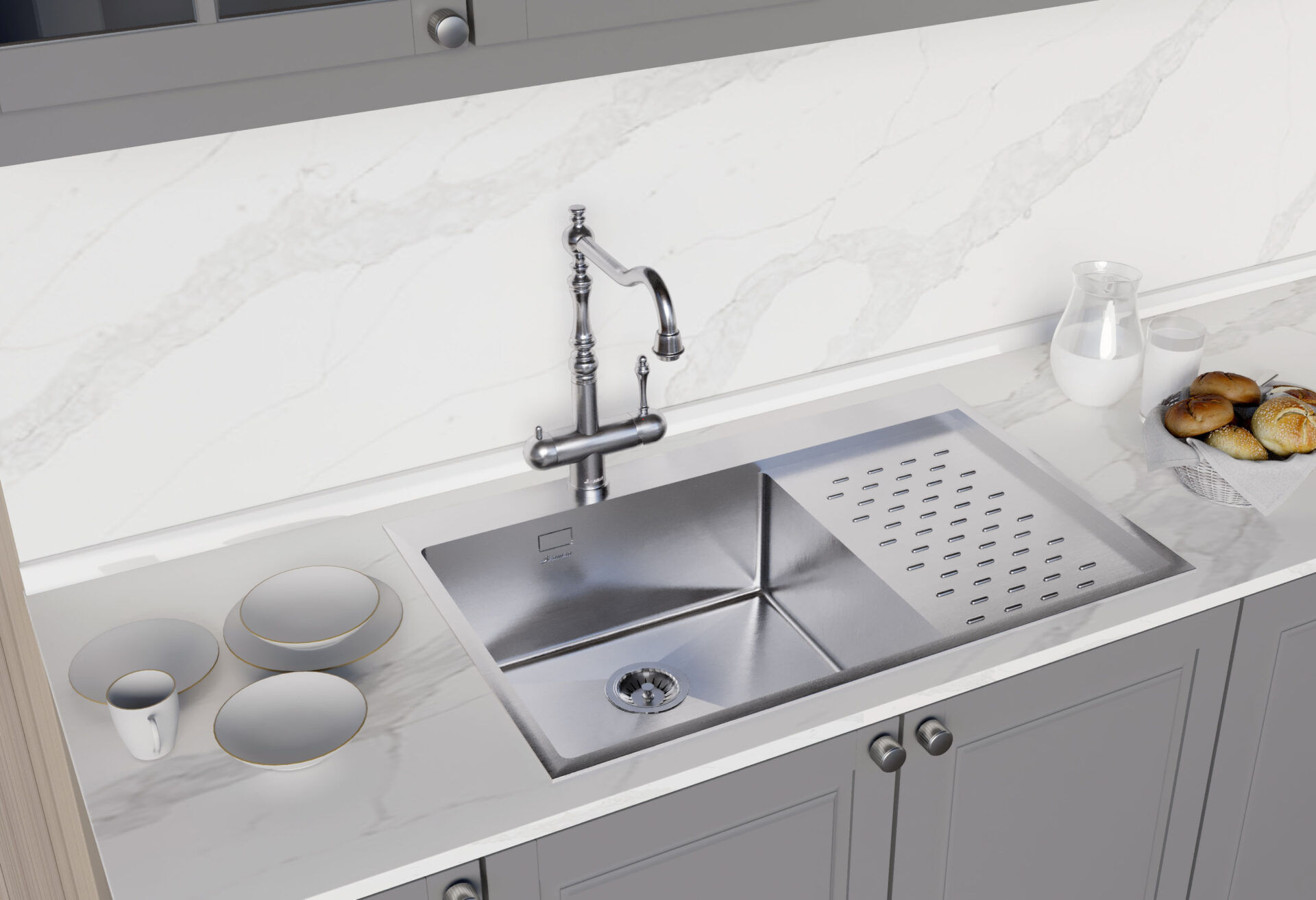 Кухонные смесители Eco Venice SSN-1017-SS SEAMAN - Вид №1